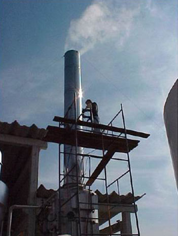 Lavador de Gases para Secador de Lodos - CEDAE - Ilha do Governador / RJ
